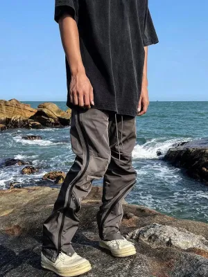 Straight-leg Cargo Sweatpants