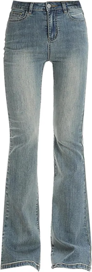 Straight Leg Stretchy Jeans Leg Jeans Loose Wide Leg Casual Pants Woman's Jeans Jeans Woman Jeans Jeans for Women