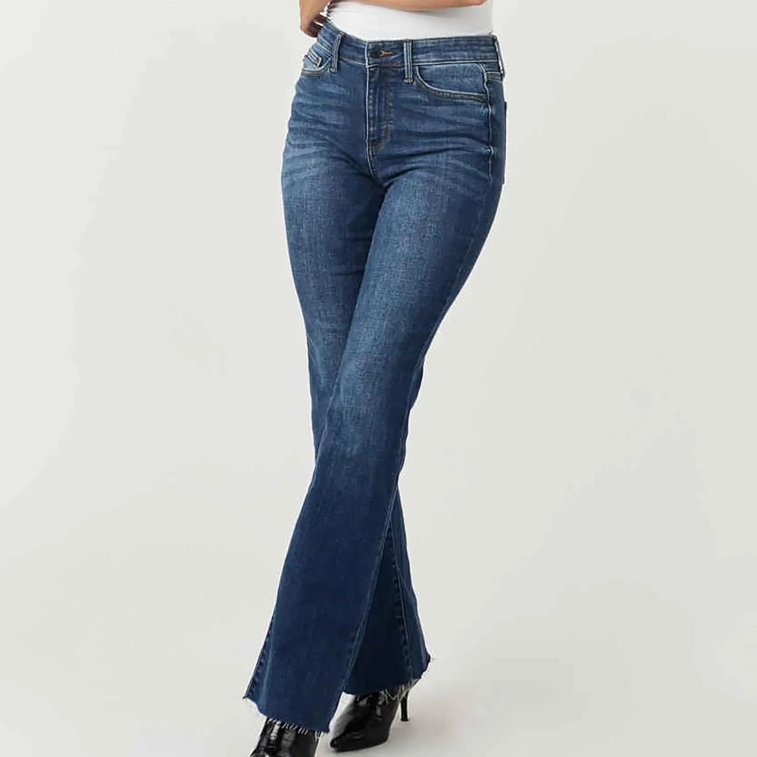 Straight Leg Stretchy Jeans Leg Jeans Loose Wide Leg Casual Pants Woman's Jeans Jeans Woman Jeans Jeans for Women