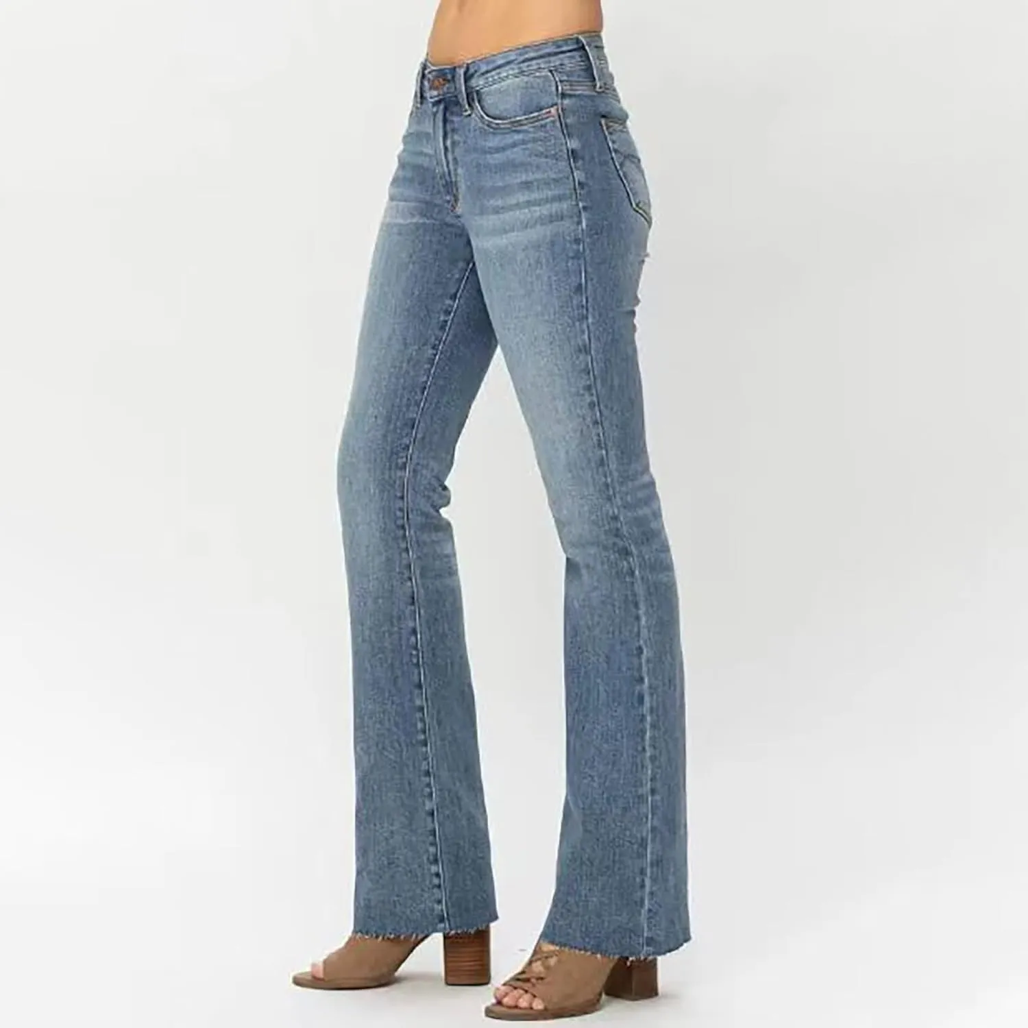 Straight Leg Stretchy Jeans Leg Jeans Loose Wide Leg Casual Pants Woman's Jeans Jeans Woman Jeans Jeans for Women