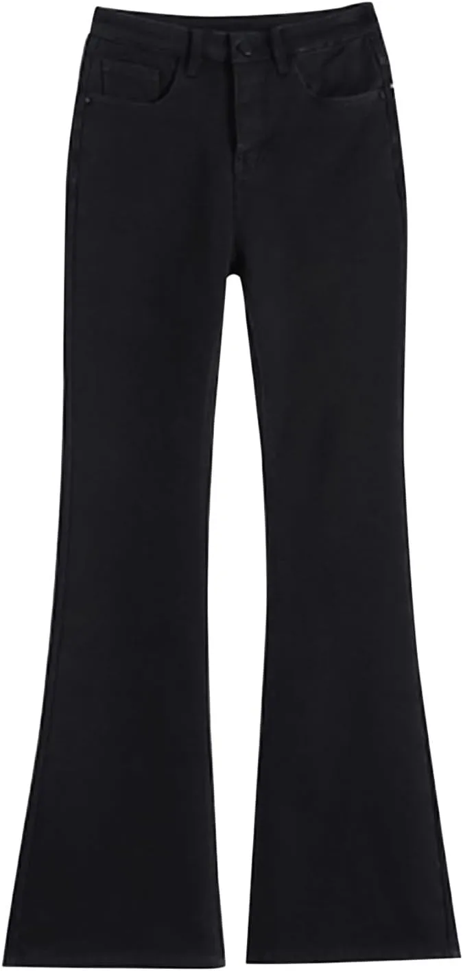Straight Leg Stretchy Jeans Leg Jeans Loose Wide Leg Casual Pants Woman's Jeans Jeans Woman Jeans Jeans for Women