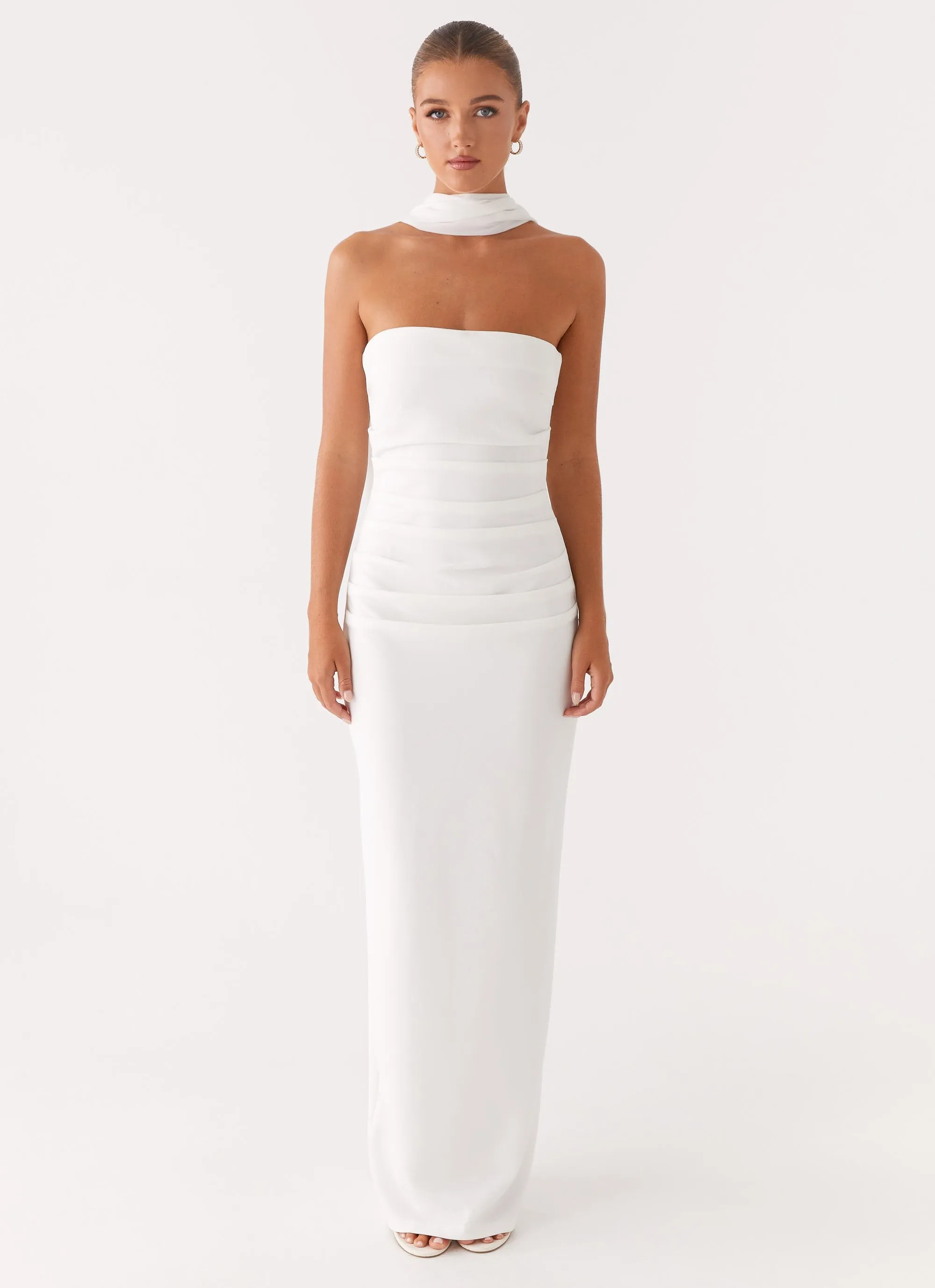 Libra Maxi Dress - White Effortless Piece