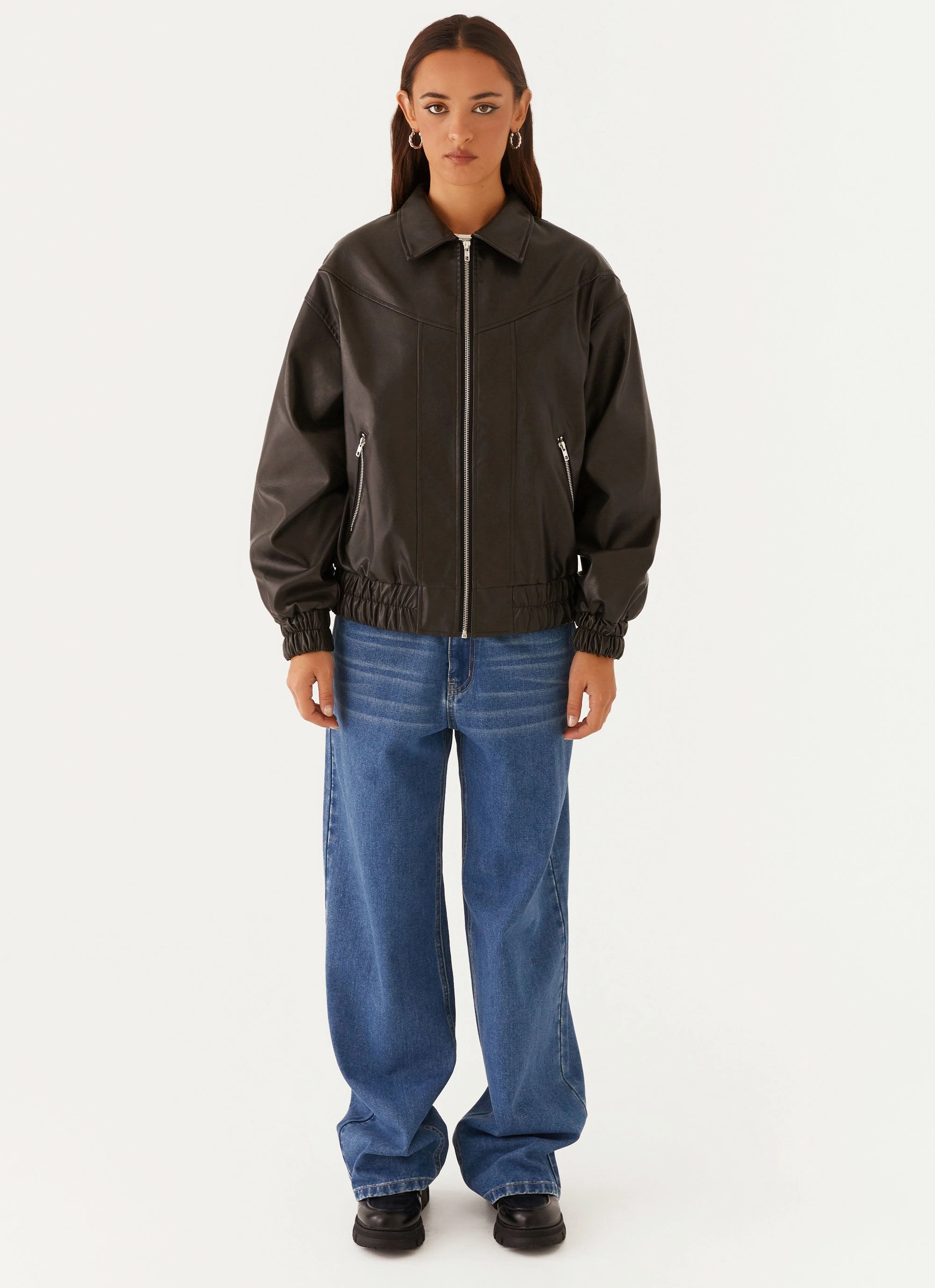 Aramid Fiber Blend Holland Bomber Jacket - Black