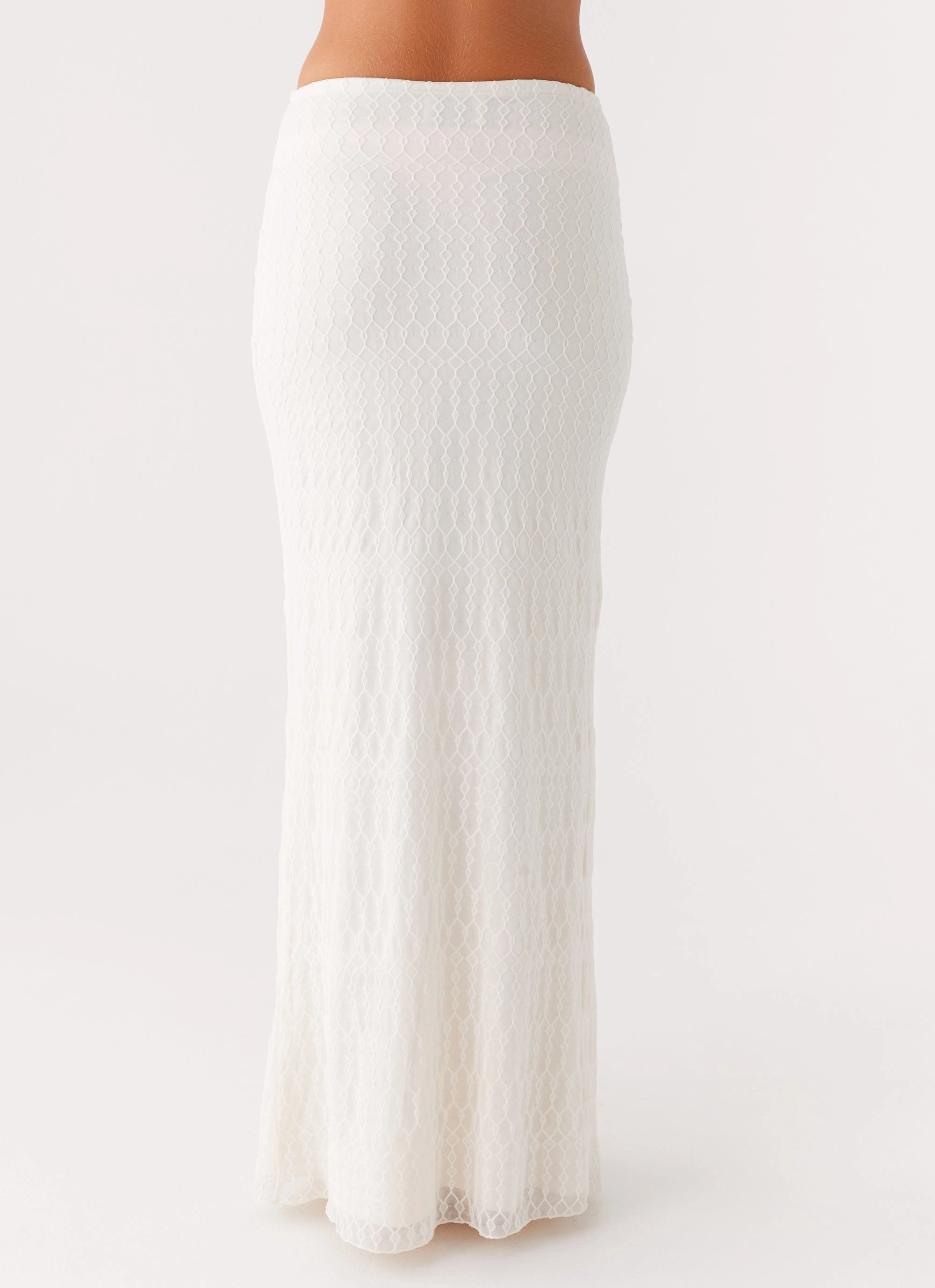 Blakely Maxi Skirt - Ivory Fit For Movement Sport Ready Fit