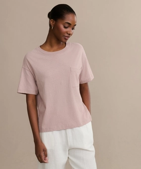 Adjustable Collar System Vintage Pocket Tee