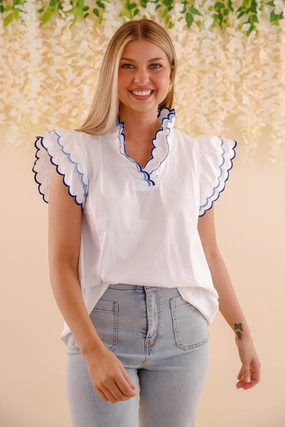 In The Clouds Blouse SnagResistant Fabric