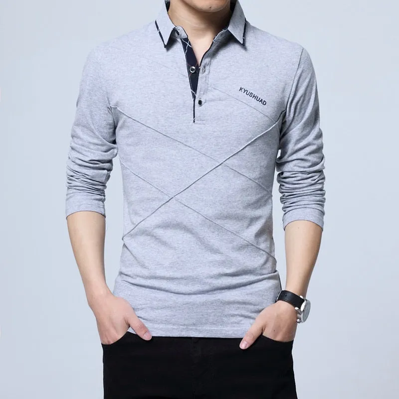 Stripe Designer Long T-Shirt for Men