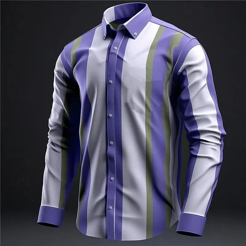 Striped Business Casual Shirt