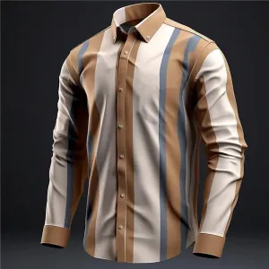 Striped Business Casual Shirt