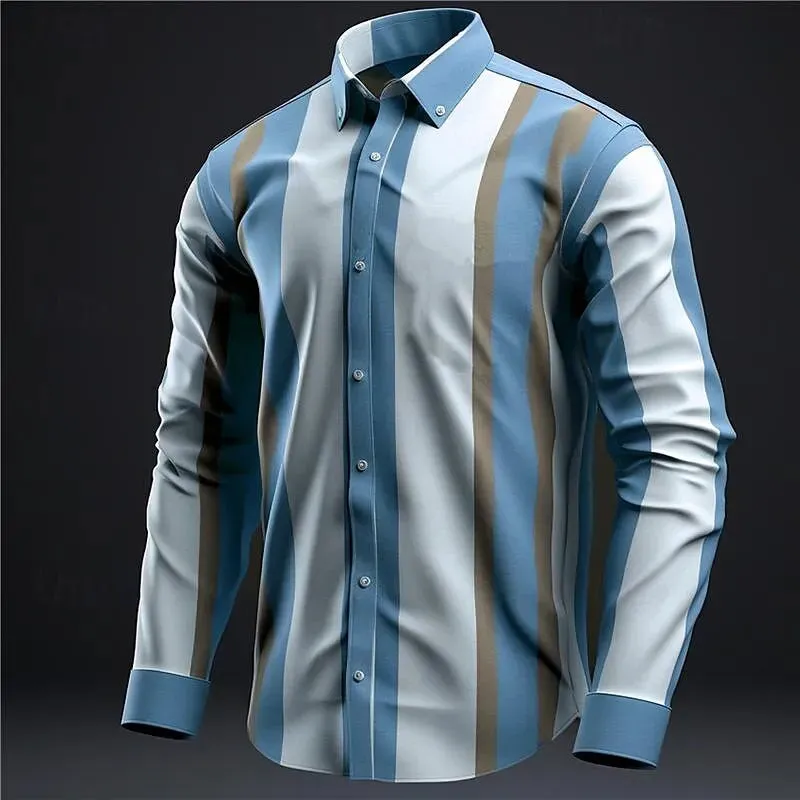 Striped Business Casual Shirt