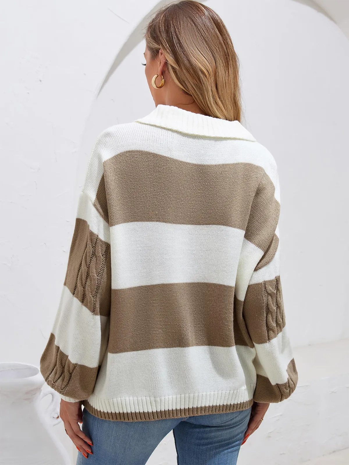 Striped Long-Sleeve Jumper