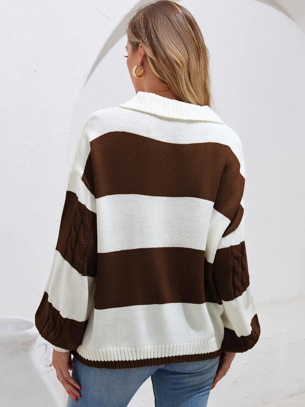 Striped Long-Sleeve Jumper