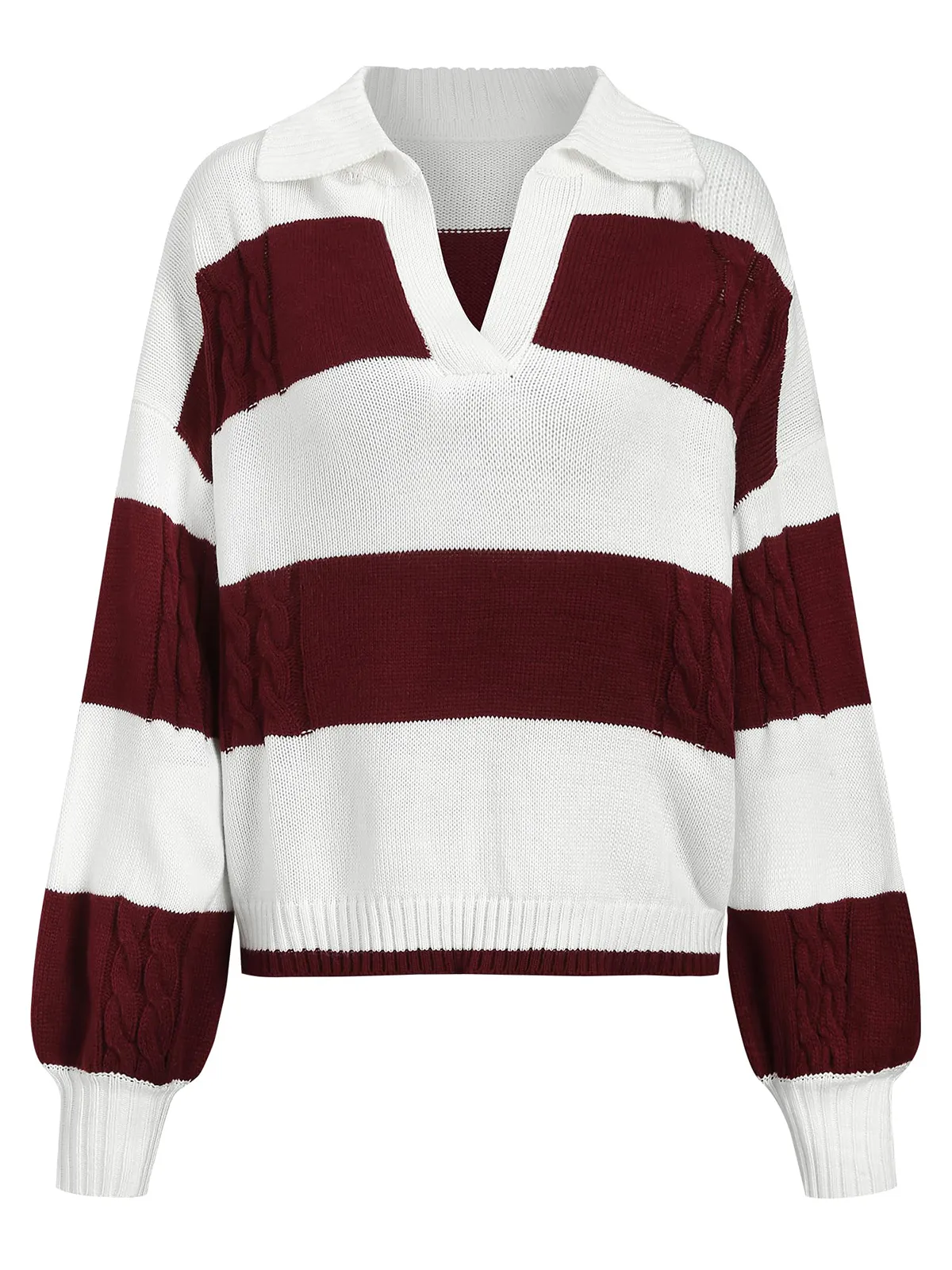Striped Long-Sleeve Jumper