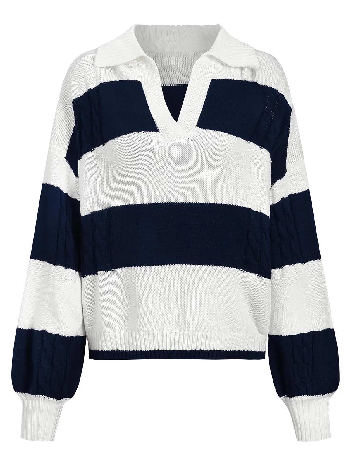 Striped Long-Sleeve Jumper