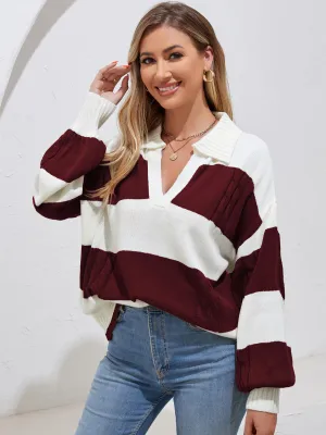 Striped Long-Sleeve Jumper