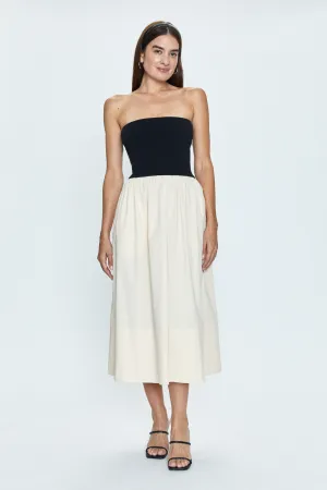 Pistola Mavo Tube Top Dress -Pepper and Salt Non-Pilling