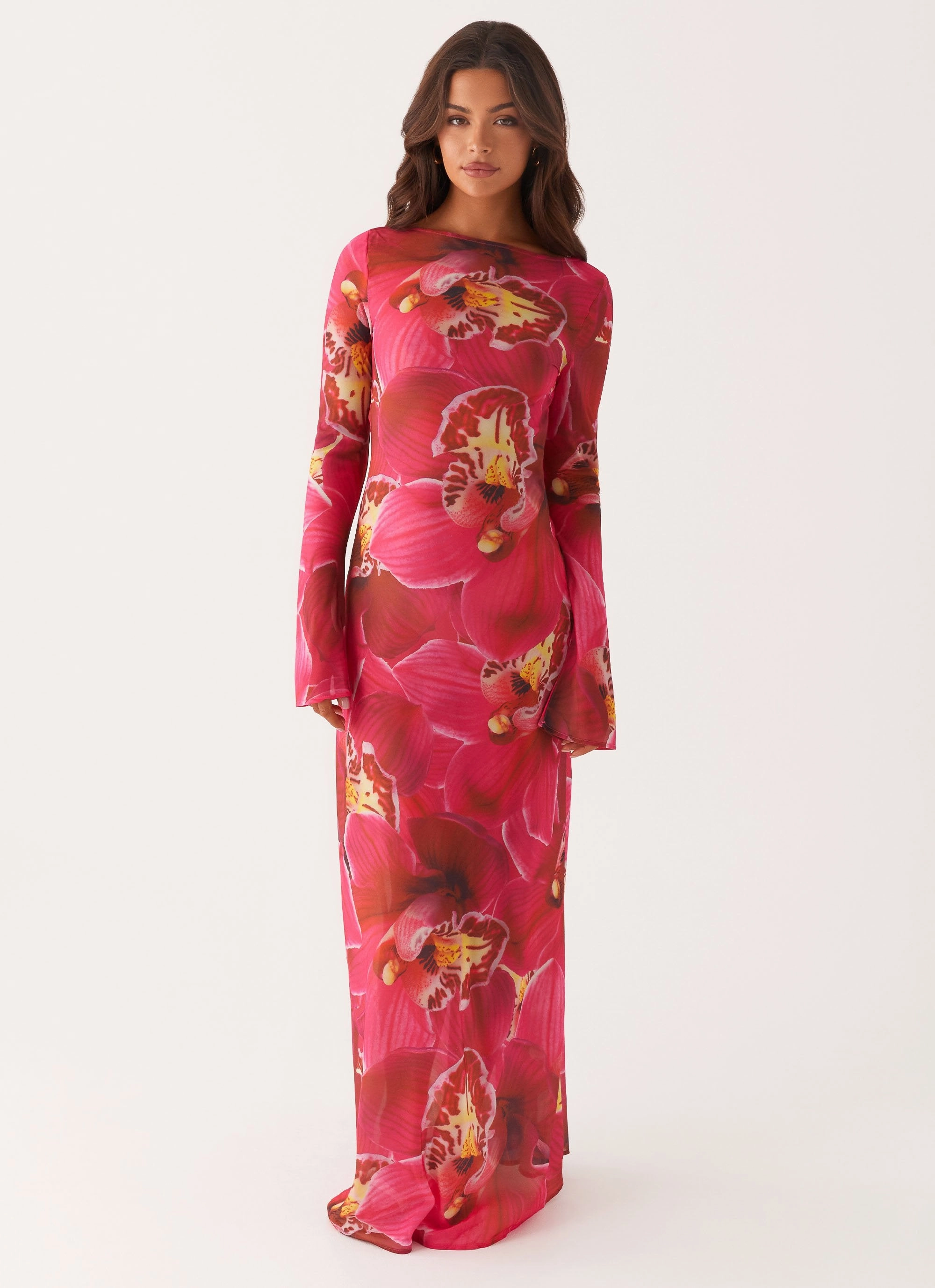 Seasonal Fit Lorde Maxi Dress - Orchid Pink