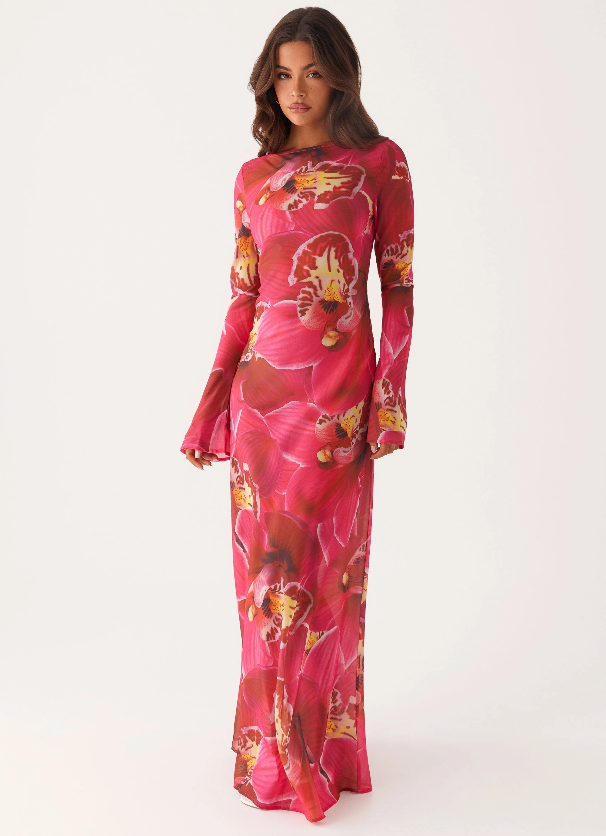 Lorde Maxi Dress - Orchid Pink Coral Soft All-day Comfort