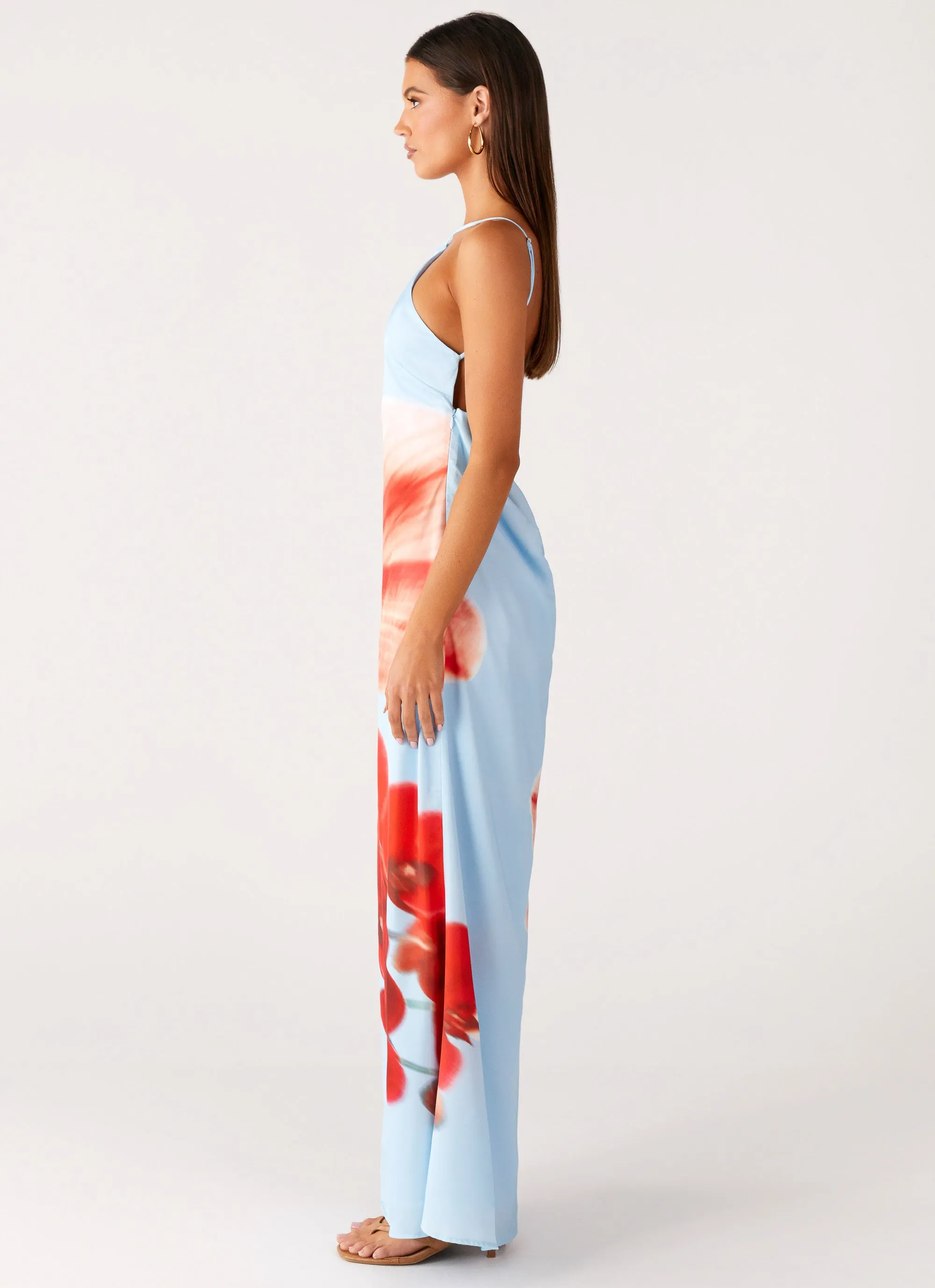 Mood Friendly Chloe Maxi Dress - Turquoise Bloom