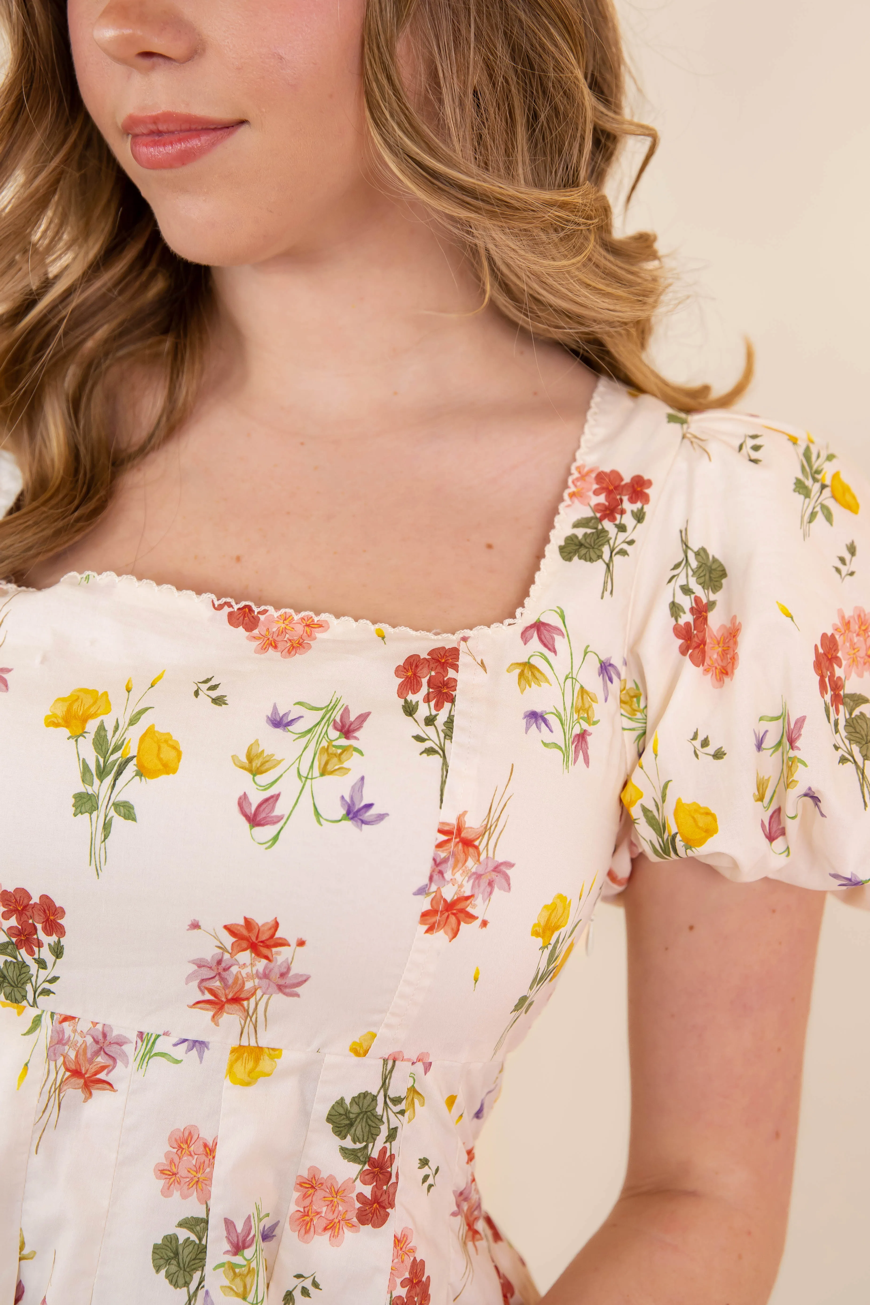 My Summer Garden Mini Dress Inner lining