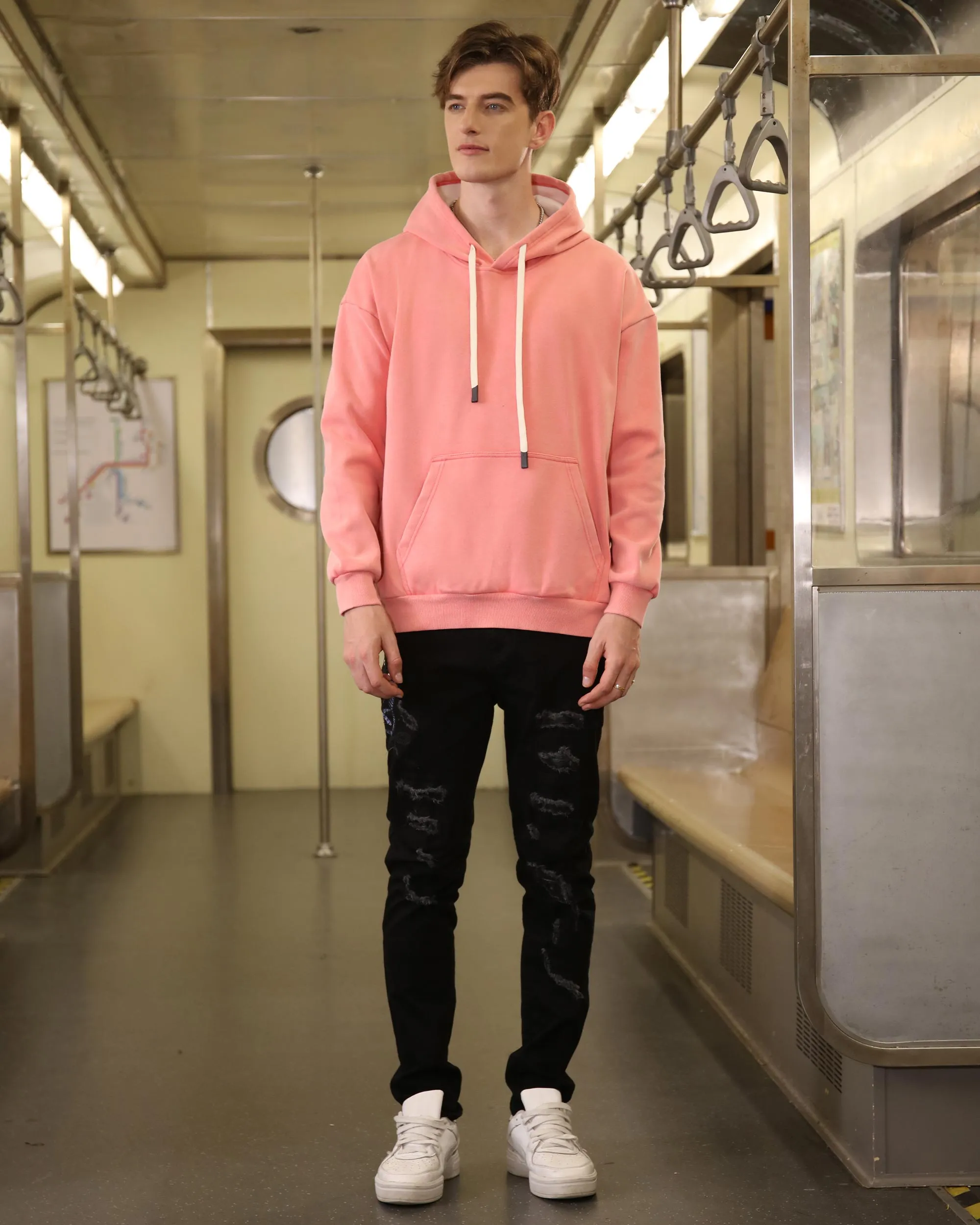 Stylish Black Ripped Jeans with Embroidered Flair