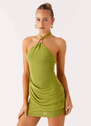 Semi Sheer All Fit Henrietta Mini Dress - Citrus