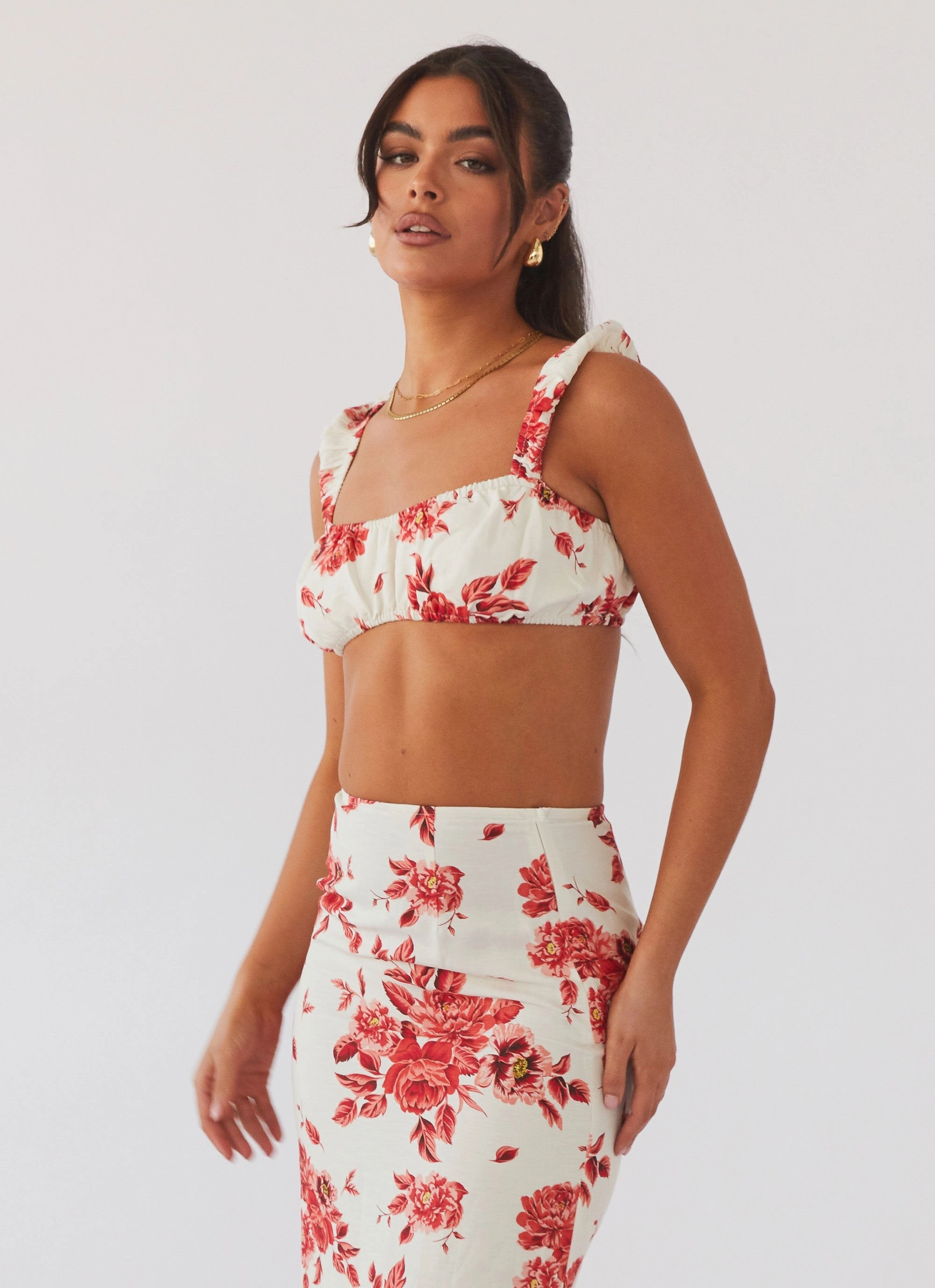 Valencia Villa Bralet Top - Rosa Floria Eco Conscious Packaging