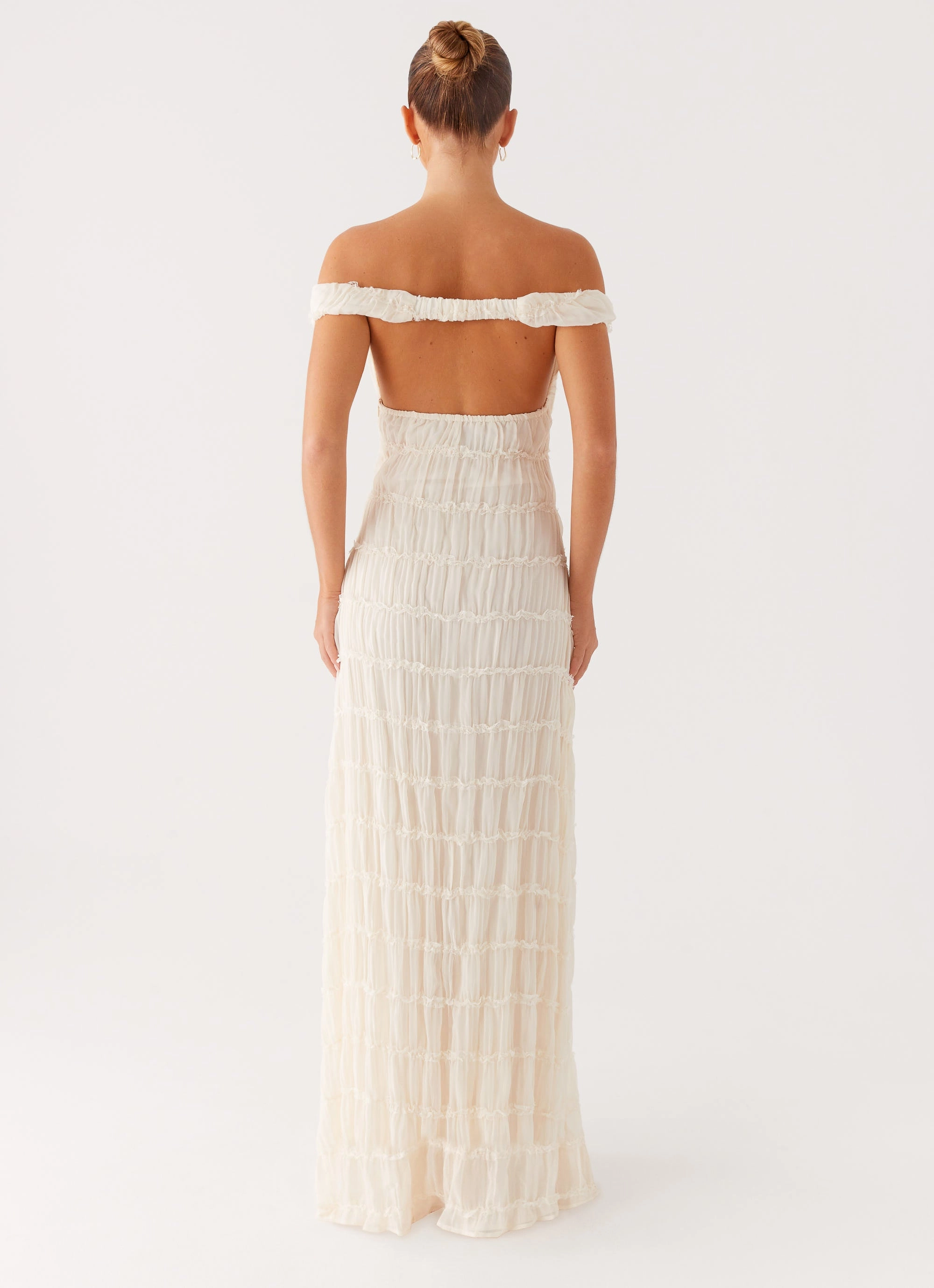 Embrace Maxi Dress - Ivory Elegant Touch and Effortless fit dress.