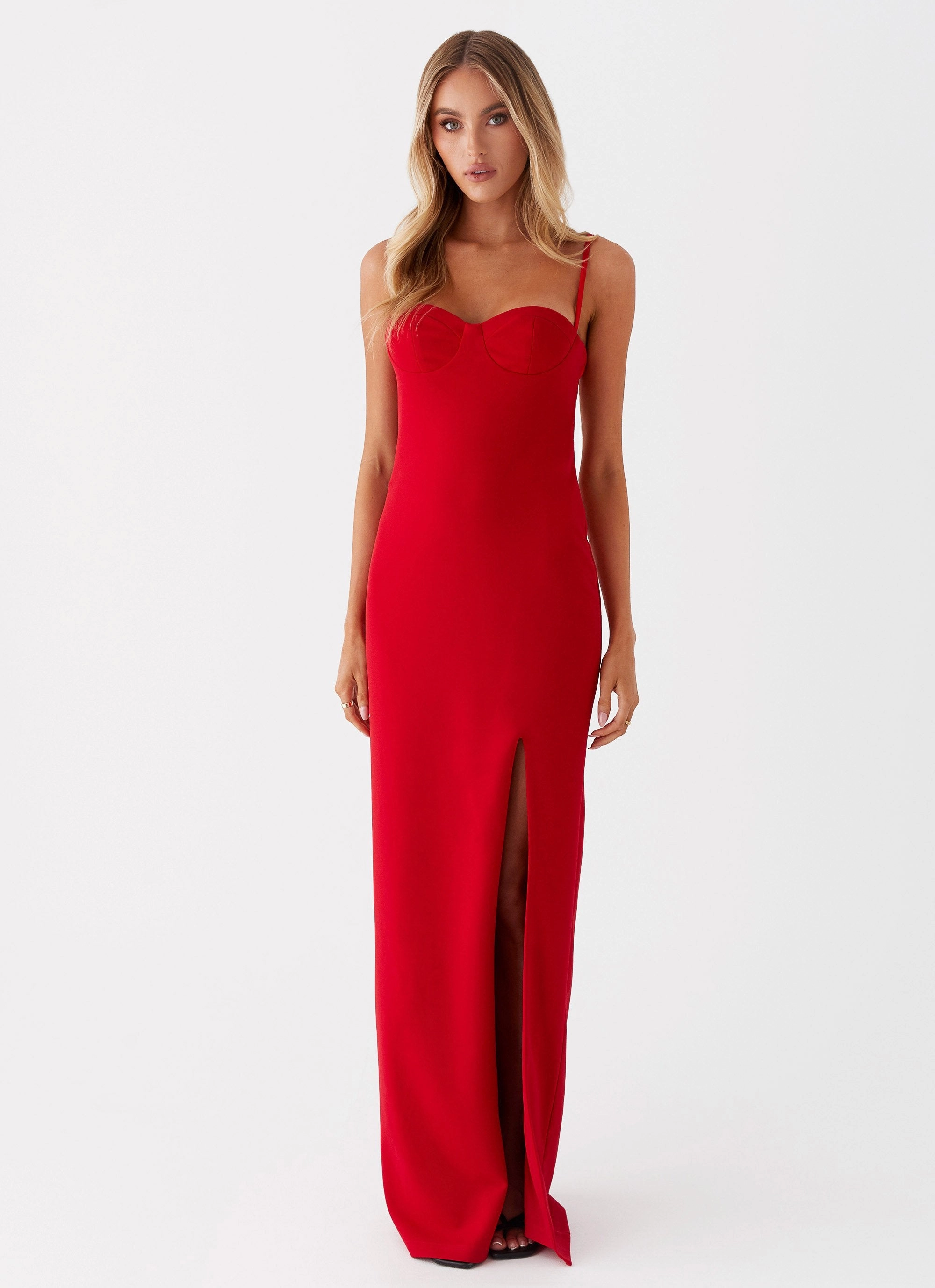 All Fit Style Stefanie Maxi Dress - Red