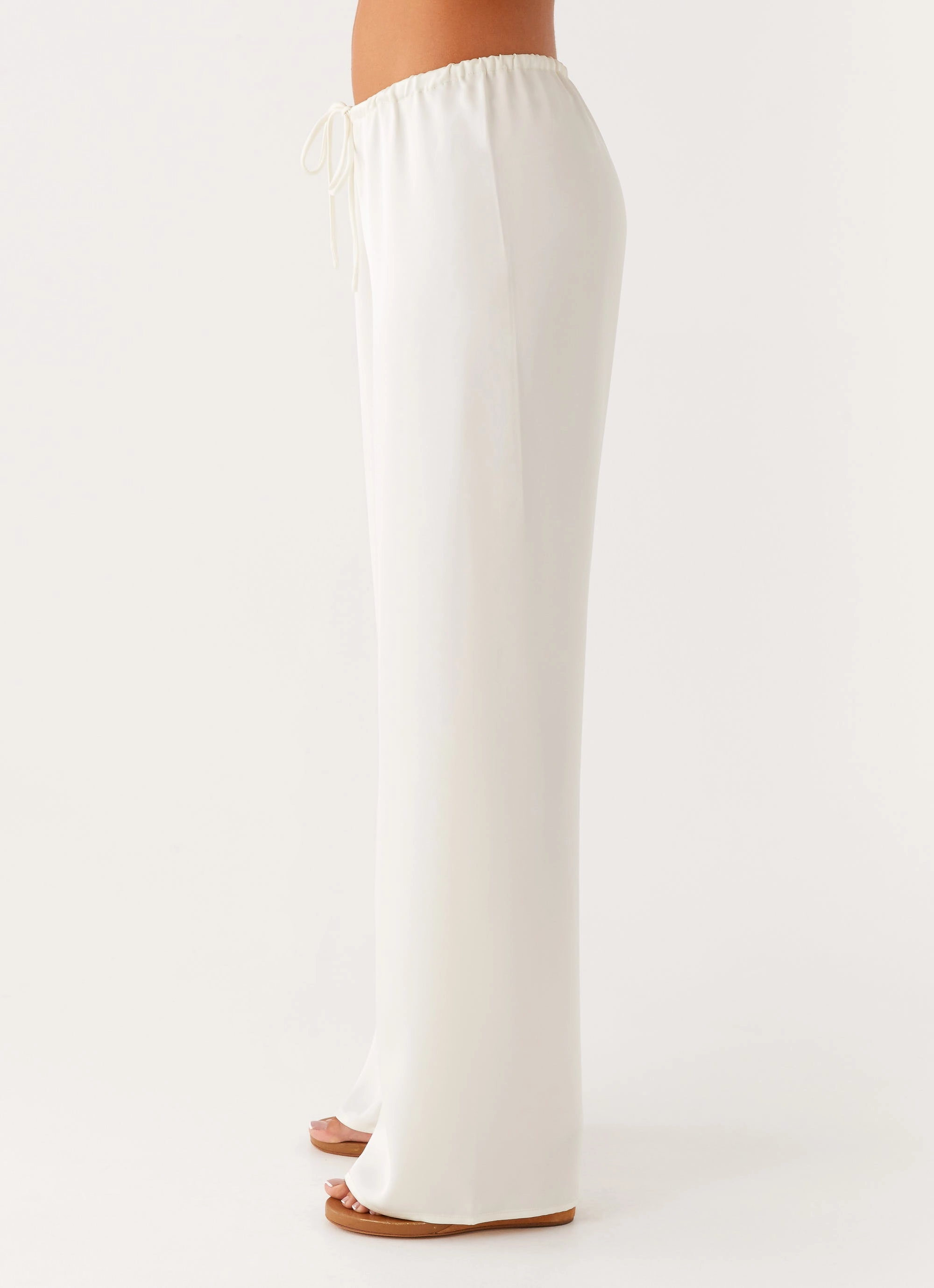 Deacon Low Rise Pants - Butter Fashionable Appeal Luxe Look