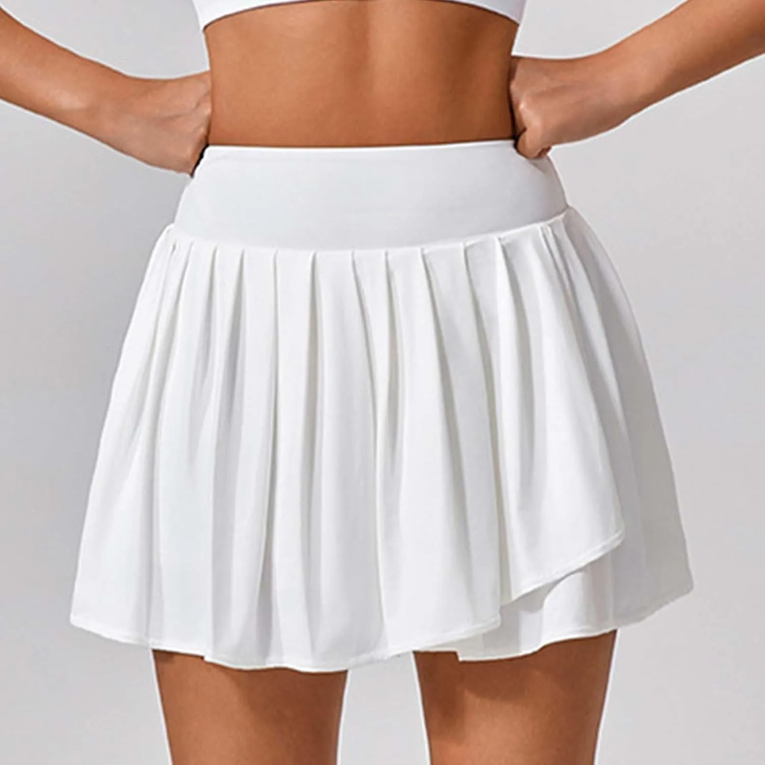 Summer Skirts for Women 2025 Vacation Short Pleated High Waist Running Yoga Sports Athletic Shorts Tennis Skirts