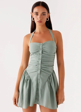 Fable Mini Dress - Sage Practical-Style