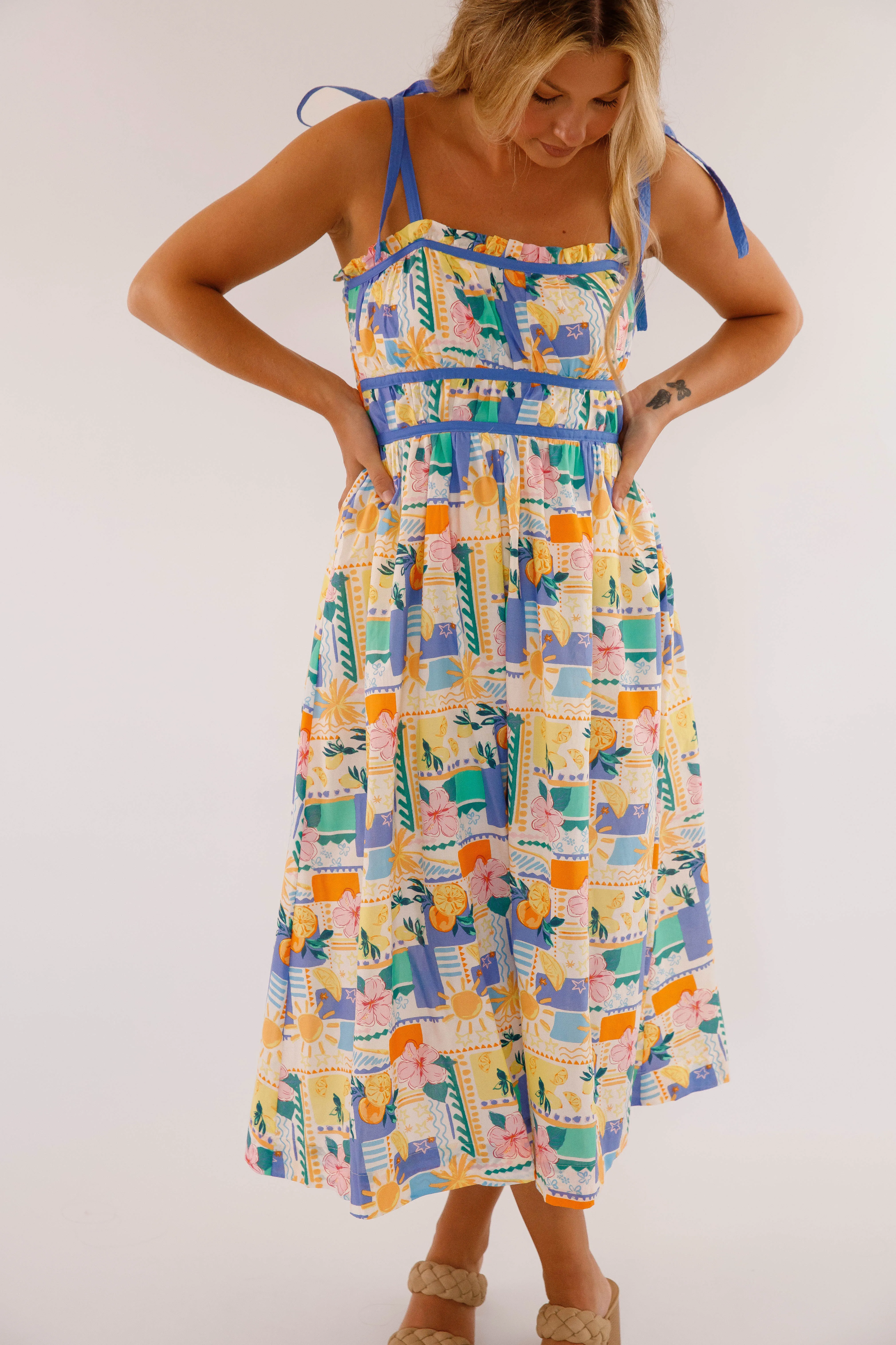 Sunshine State Of Mind Midi Dress Summer Staple