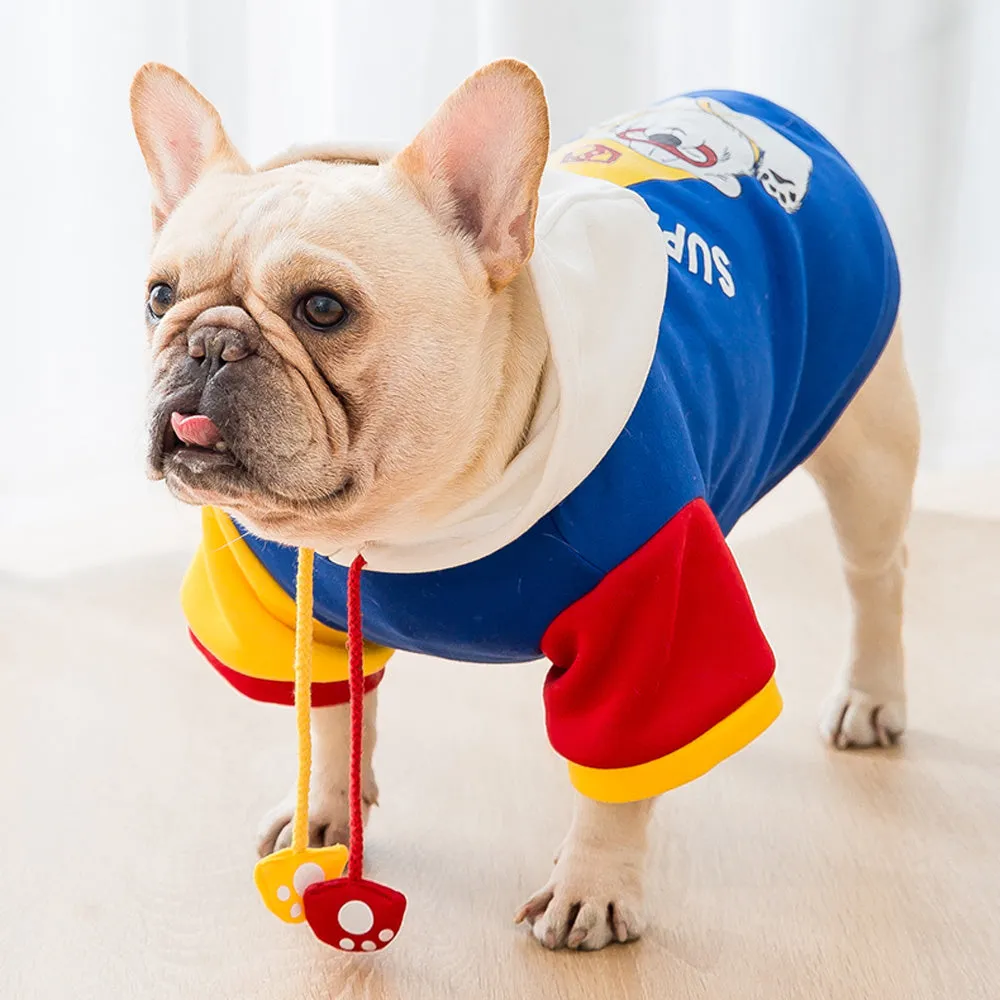 Super Hero French Bulldog Hoodie