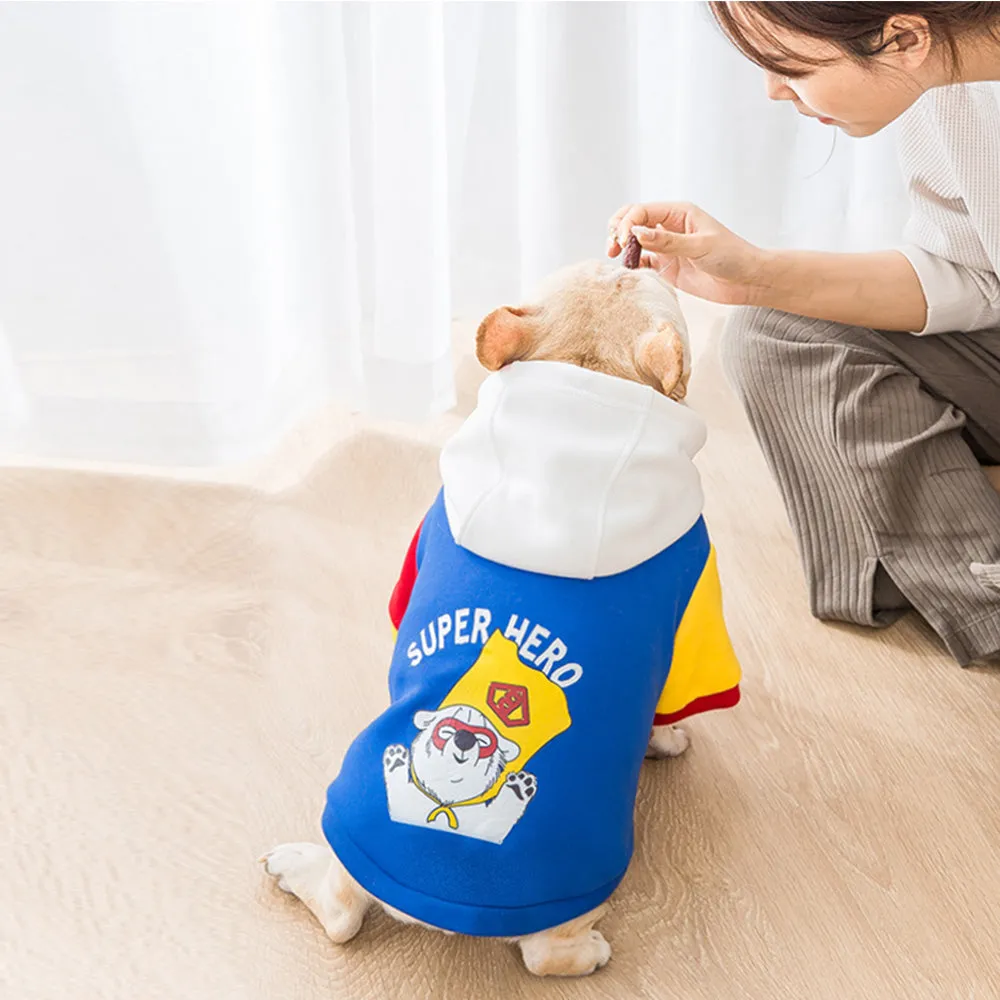 Super Hero French Bulldog Hoodie