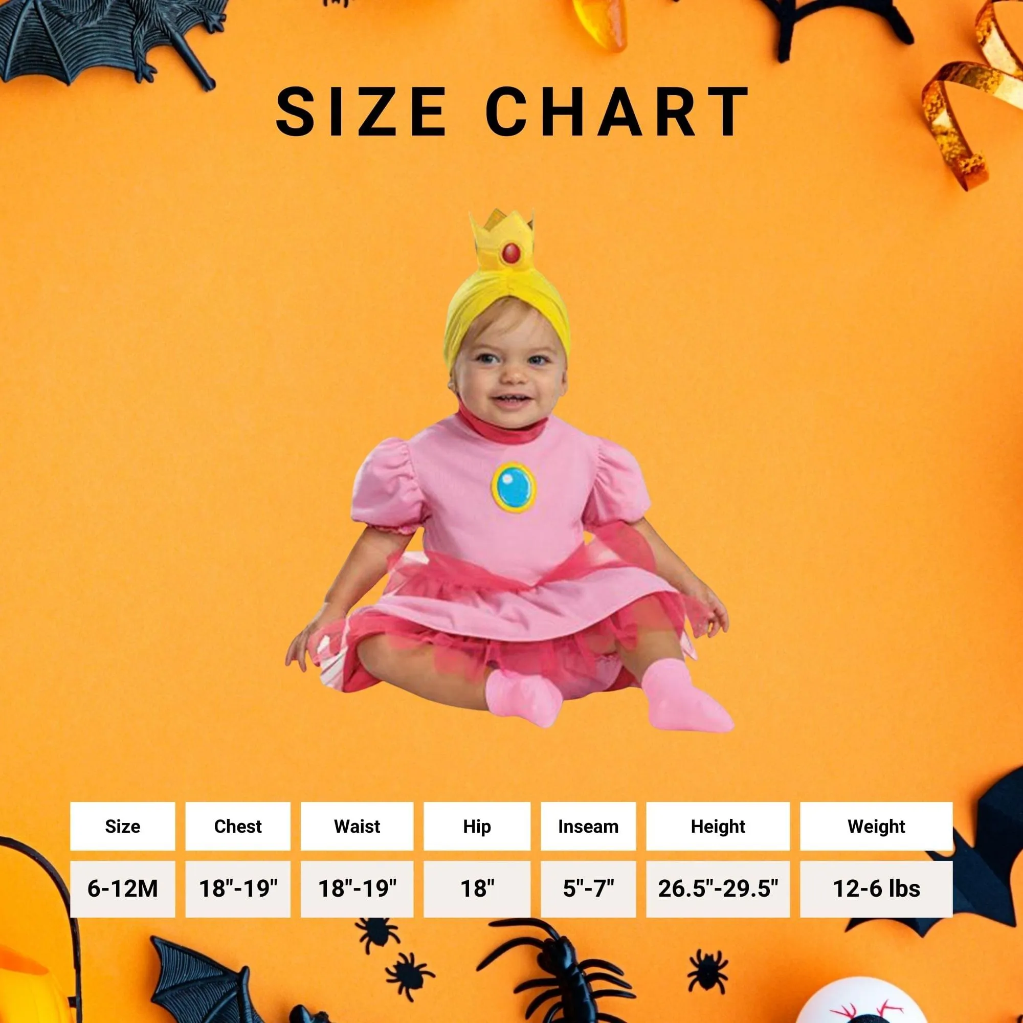 Super Mario Bros. Princess Peach Posh Infant Costume