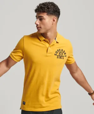 Superdry Vintage Superstate Polo Shirt - Turmeric Marl