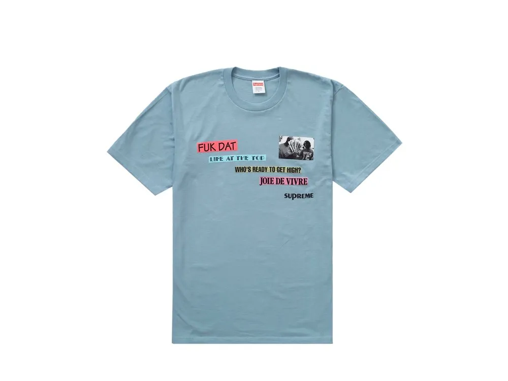 Supreme Joie De Vivre Tee Dusty Blue