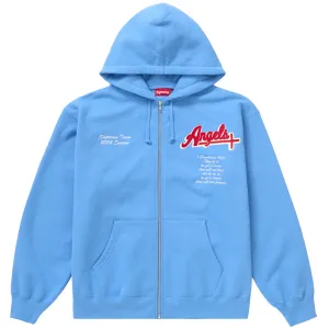 Supreme Salvation Light Blue Zip Up Hoodie