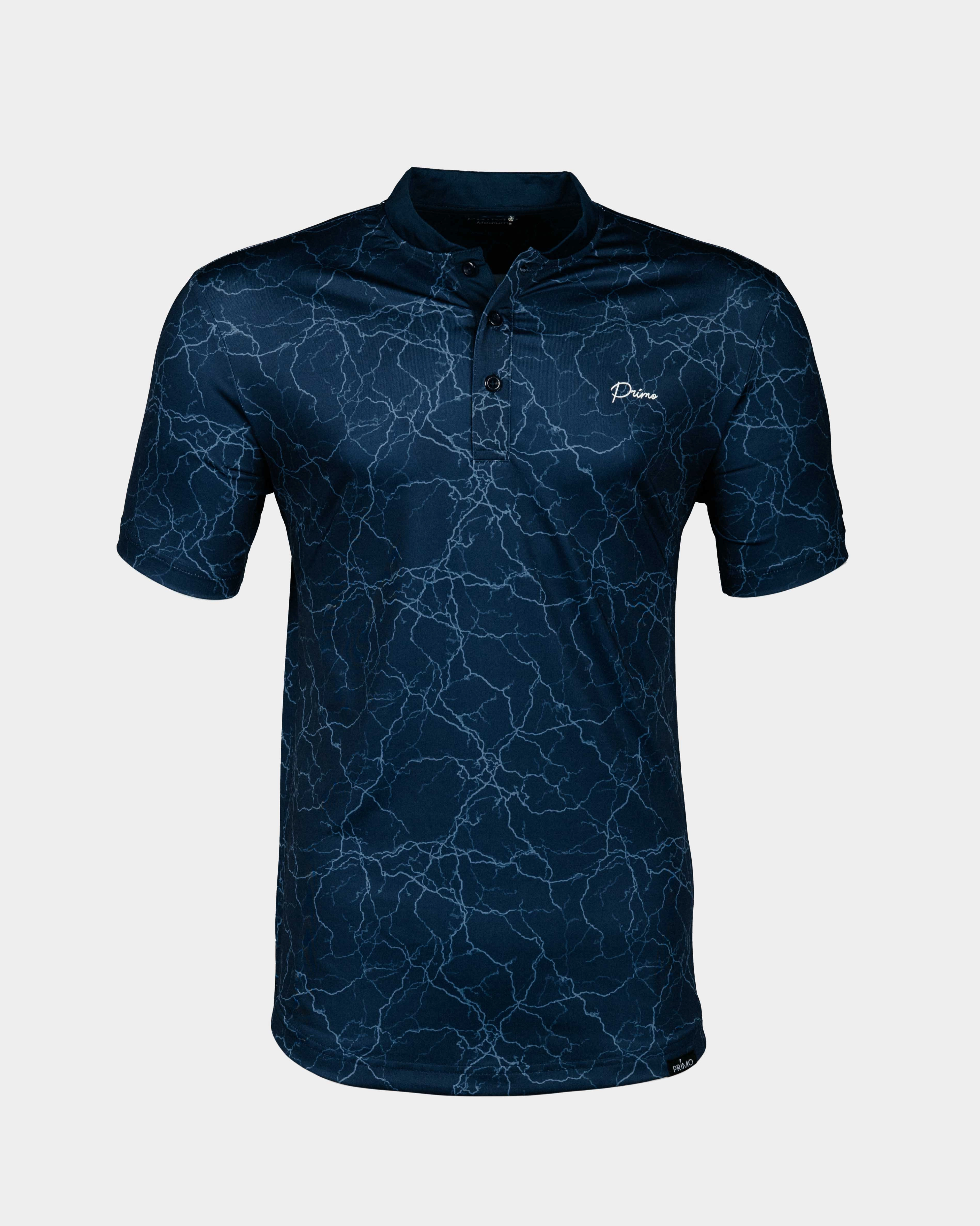 Grant Horvat Blue Bolt Blade Polo Trendy Cardigan NonChafing Fabric