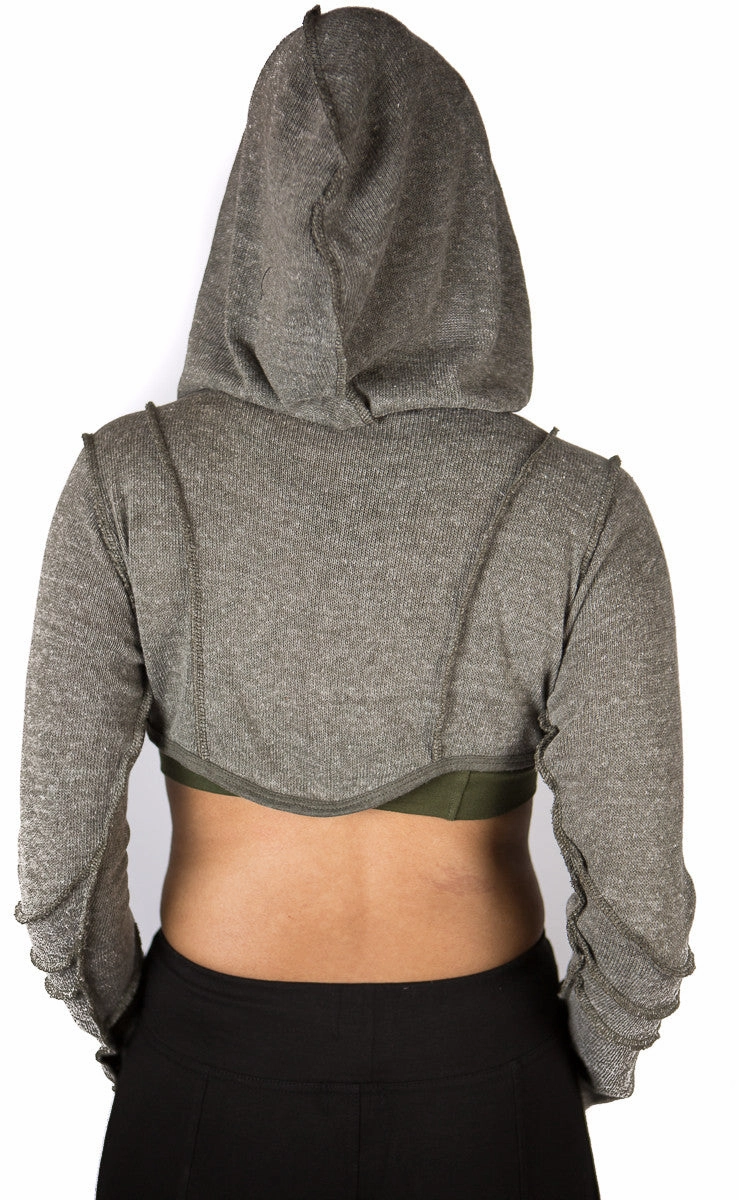 Sweater Pixie Shrug Snap Button Easy Comfort