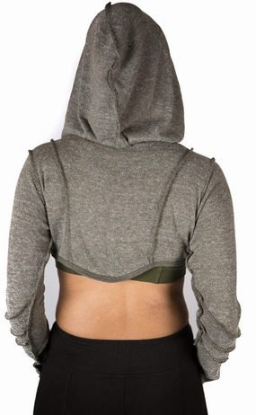 Cool Season Zippered Closures Sweater Pixie Shrug