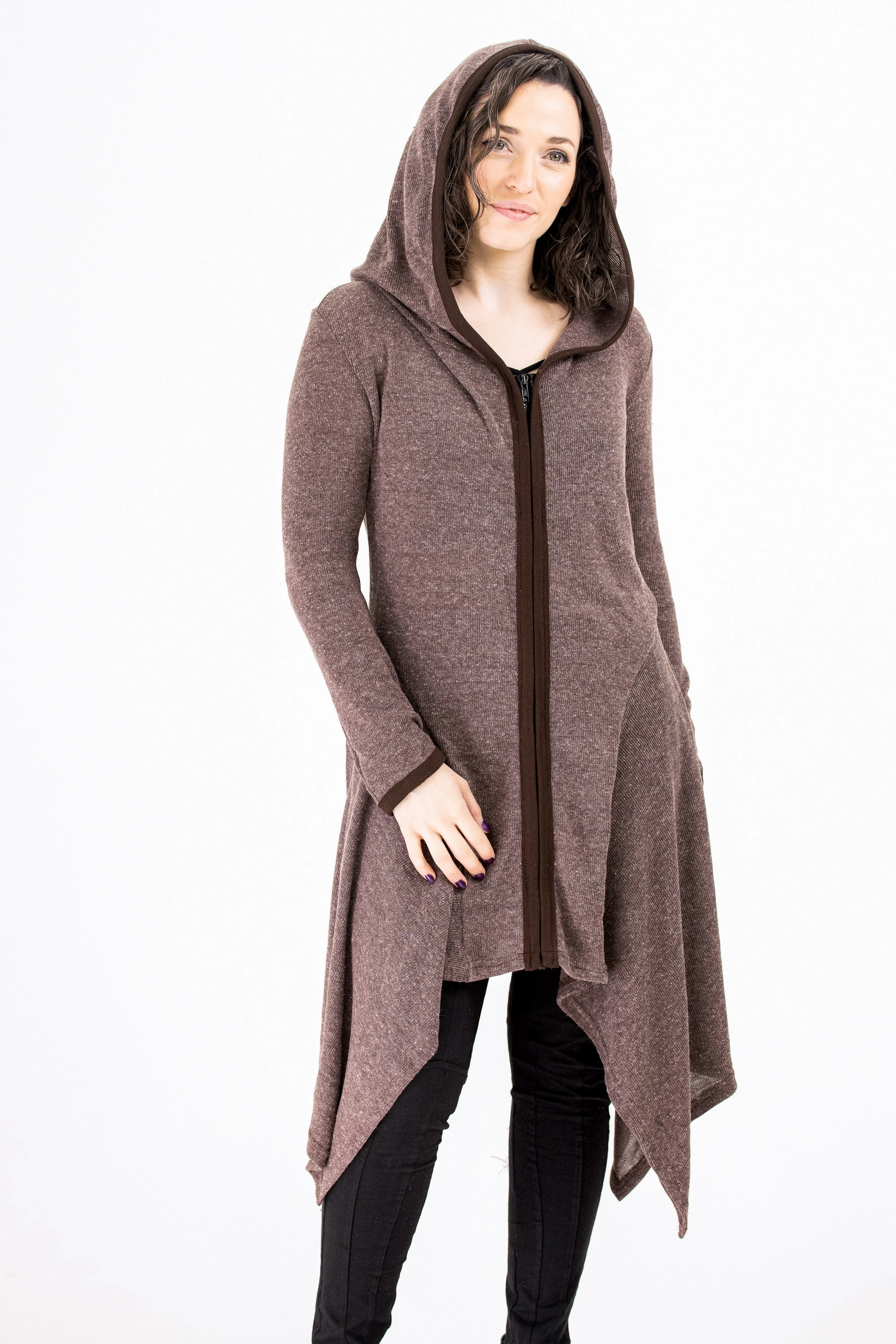 Weatherproof Zipper Tech Flexible Fiber Fill Sweater Rag Coat