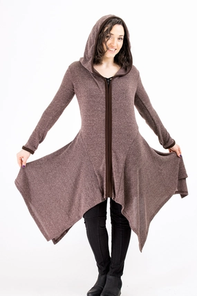 Sweater Rag Coat High Neck