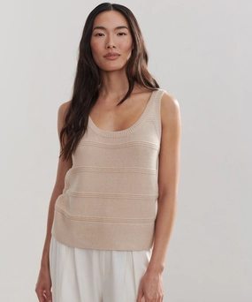 Low Profile Collar Soft Sweater Sweater Tank