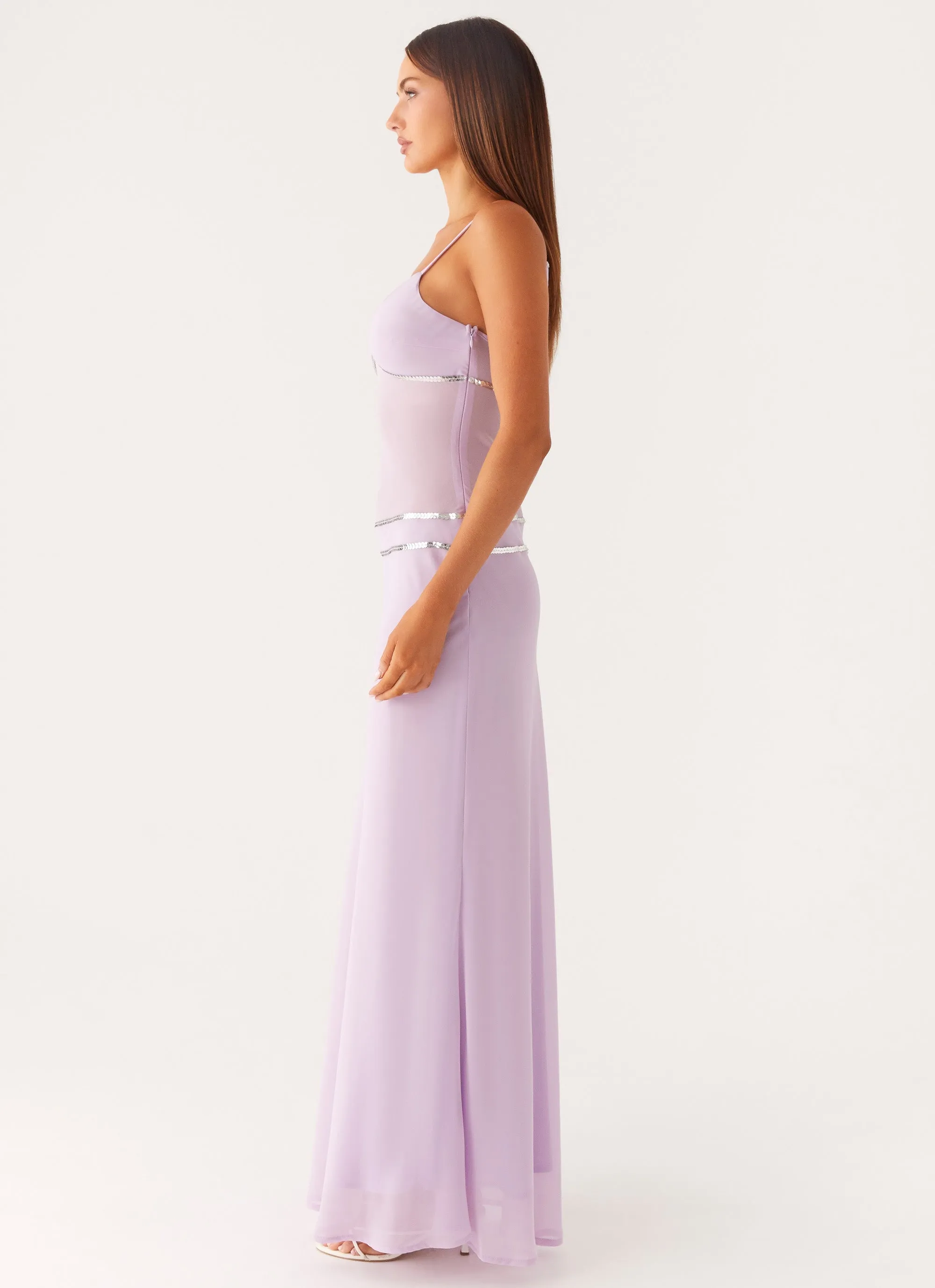 Tailored Mood Workwear Sweet On You Maxi Dress - Lavender
