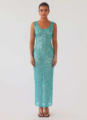 Sweet Essence Maxi Dress - Crystal Subtle Edge