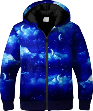 SWISSWELL Boys Hoodie Graphic Fleece Jacket Long Sleeve Youth Sweatshirt Full Zip Coat with Hood Spring Fall Winter Outwear