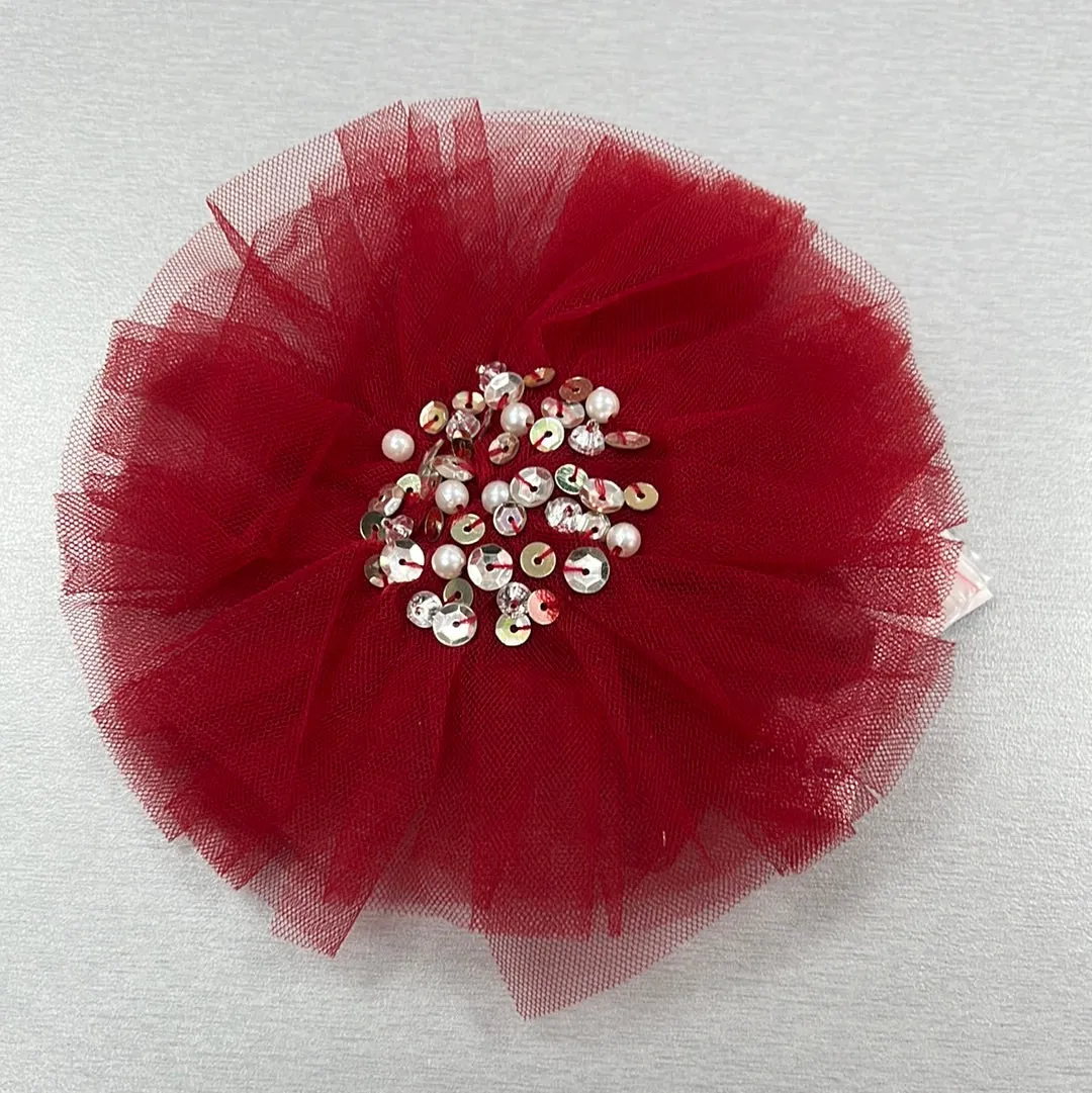Sylvie Red Tulle Dress by ooh la la couture