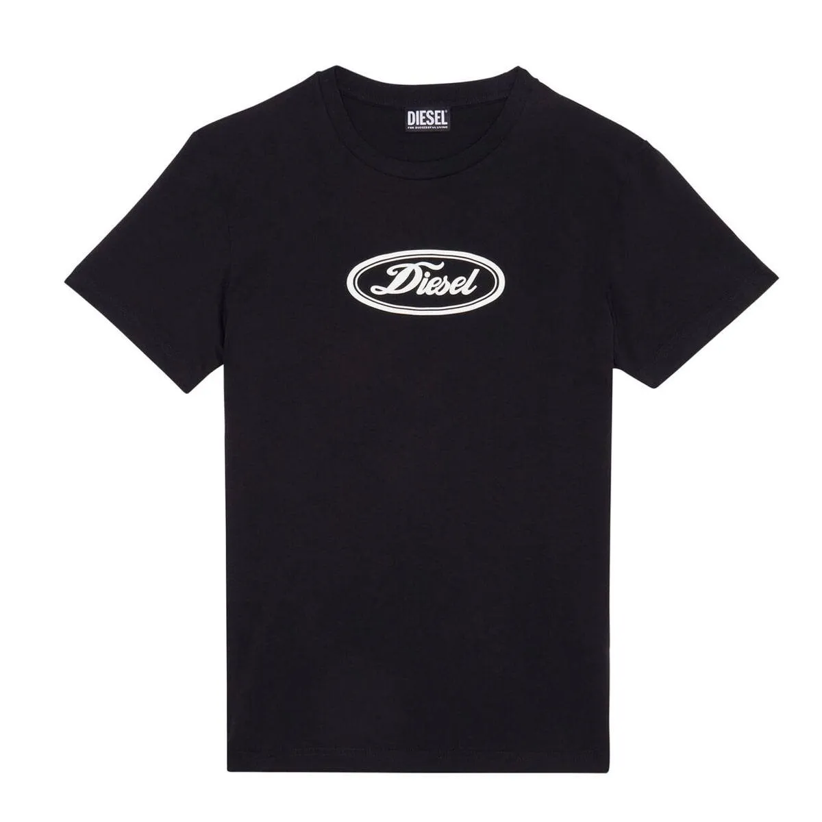 T-DIEGOR-C14 Cotton T-Shirt - Black